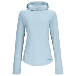 Термофутболка Simms Women's SolarFlex Cooling Hoody, Steel Blue, M