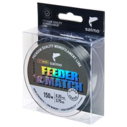 Леска монофильная Salmo Diamond Feeder & Match Fluoro Coated Olive Green 150/023