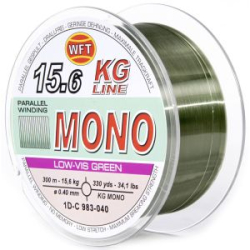 Леска монофильная WFT KG Mono Green 300/030