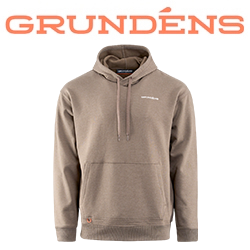Grundens Salmon Tailscape Hoodie, Otter Heather