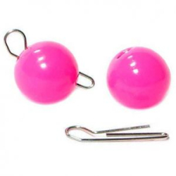 Груз чебурашка-шар вольфрам разборный Kosadaka Pink 1.0 гр (4шт) TJH-RP-1.0