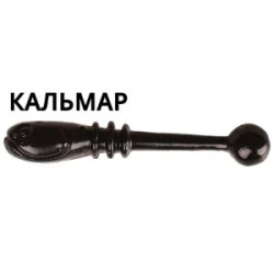 Силиконовая приманка Crazy Fish Whitebait 0.8" 16-20-51-6 кальмар цв. black (черный)