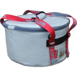 Сумка-Термос Митек круг (Ø 40см Н-20см) с крышкой (серый)