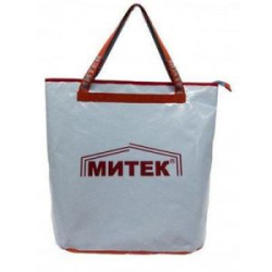 Сумка Митек без крышки, овал 50х20х50 (серый)