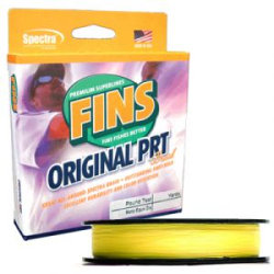 Шнур плетеный Fins Original PRT 135m yellow 40lb - 0.30mm