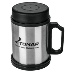 Термокружка 400ML с пластиковой крышкой и подставкой Tonar T.TK-004-400