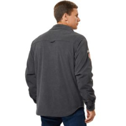 Рубашка вельвет Alaskan с меховой подкладкой серый р. XXXL