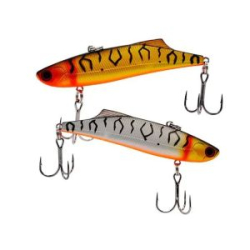 Воблер Mottomo Blade VIB 82S 21g цвет Silver&Gold Tiger