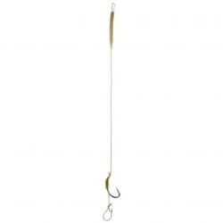 Поводок карповый Mikado Maggot Rig - 23см, кр. №4, 25 lbs (уп.-2шт.) AMC-PMR2-4