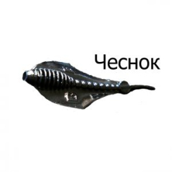 Мягкая приманка Boroda Baits Manta цв. Чёрный, аттр. Чеснок, 6 шт./уп.