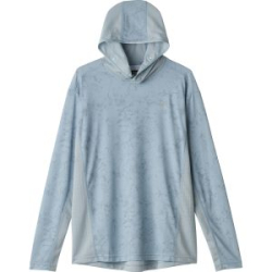 Худи мужская Daiwa DE-3625 BU.GRY 2XL, цвет - голубой, р. 54