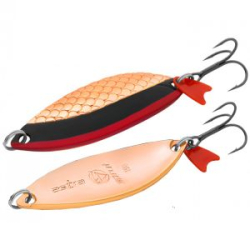 Блесна колеблющаяся Sprut Astra Spoon (66mm/19g/CRBK)