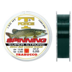 Леска Trabucco T-Force Spinning Pike, Dark Green 150m - 0.160mm 3.65kg