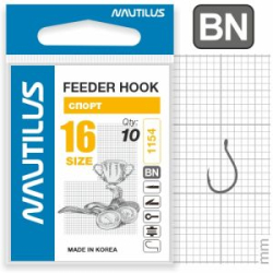 Крючок Nautilus Feeder Фидер спорт 1154BN №16