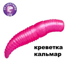 Силиконовая приманка Crazy Fish MF Baby Worm 1.2" 65-30-101-7-EF креветка+кальмар цв. 101