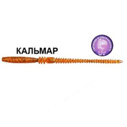 Силиконовая приманка Crazy Fish Cruel Leech 4" 7 шт. 41-100-9-6 кальмар цв. caramel (карамель)