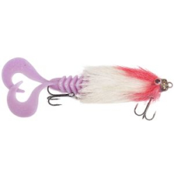 Приманка RSK Fishing MAUS S (диаметр головы 12 mm) 16см 30гр красно-белая голова, хвост розовый.