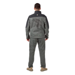 Кофта флисовая Nautilus Keepler Dark Grey/Grey (с принтом) р-р M