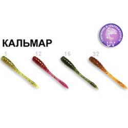 Силиконовая приманка Crazy Fish Tipsy 2" 9-50-M54-6 кальмар цв. MIX 54