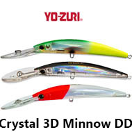 Yo-Zuri Crystal 3D Minnow Deep Diver F1153 