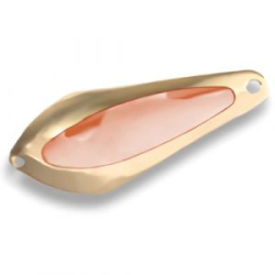 Блесна колеблющаяся Akara Legend Atom M со вставкой 60 мм 18 гр. цвет Go(Cu)