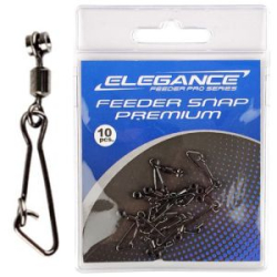Застежка с вертлюгом Elegance Feeder Pro Premium S 10шт