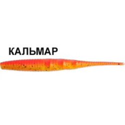 Силиконовая приманка Crazy Fish Polaris 4" 38-100-15d-6 кальмар цв. fire orange (огненный апельсин)