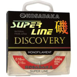 Леска Kosadaka Super Line Discovery 100м прозрачный 0,16мм, 2,15кг MSLD-100-CL-016
