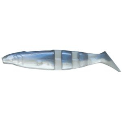 Эластичная приманка Lake Fork Boot Tail Magic Shad 4.5" цв. Albino