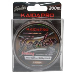 Леска Kaida FEEDER Sinking цв.brown 200м 0,203мм 3,83кг