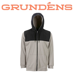 Grundens Daggerboard FZ Hoodie, Metal