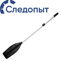 Весло алюминиевое Следопыт разборное с широкой лопастью