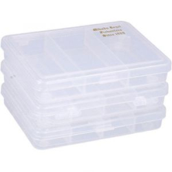 Коробка рыболова Mikado ( 11 х 8,3 х 1,8 см ) тройная (Арт.UABM-039)