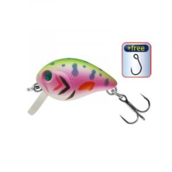 Воблер Sprut Tami Crank 27F (Floating/27mm/2,5g/0,1-0,2m/FLSP) + Один Одинарный Крючок (S-75M #6)