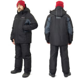 Костюм зимний Alaskan Larsen серый/черный р. XXXL