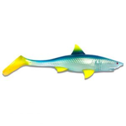 Силиконовая приманка KanalGratis Shark Shad 200мм 70гр цвет: Clear Blue Lemonade, (SS-CBL-08)