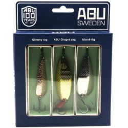 Набор блесен колеблющихся ретро Abu Garcia Retro Spoon 3-pack 100y №1
