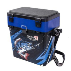 Ящик рыболовный зимний Helios Ice Fishing Perch синий (HS-IB-19-IFB)