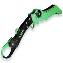 Рыболовный челюстной захват Noeby Lip grip #202-2, 28см/166гр. (сложн-й 19см) green