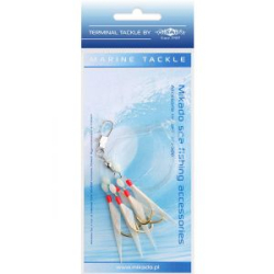 Морская оснастка Mikado Fish Skin Rig #03, крючки №4 (Арт.LS-A700-03)