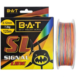 Леска плетеная BAT Signal Line 125м Multicolor 0,10 мм.