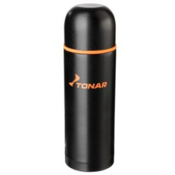 Термос Tonar HS.TM-025 1000ML черный (дополн.пласт.чашка)
