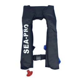 Жилет спасательный автоматический черный Sea-Pro