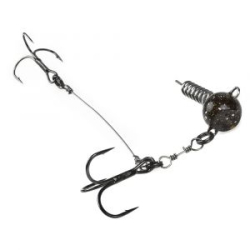 Оснастка стальная Lucky John Deep Pike Stinger Rig L+Flexhead 15г
