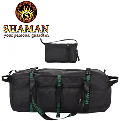 Shaman "Compact" Сумка-баул black/green