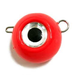 Мормыш Груз крашеный разборная чебурашка "ШАР" 52 гр., цвет 11-красный люминофор GCR(B)C-52-11 5 шт