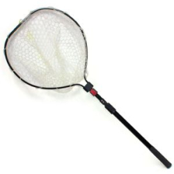 Подсак Kaida CH08-45 складной, силиконовая сеть, телескопическая ручка