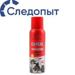 Следопыт Expert Репеллент с ванилью аэрозоль, 150 мл