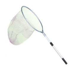 Подсак Kosadaka алюминиевый со съёмной телескопической ручкой 40*40*150см, лесочная сетка LNTARL40-150