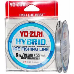 Леска монофильная Yo-Zuri Hybrid Ice 50м Clear (0.220мм) 5lbs